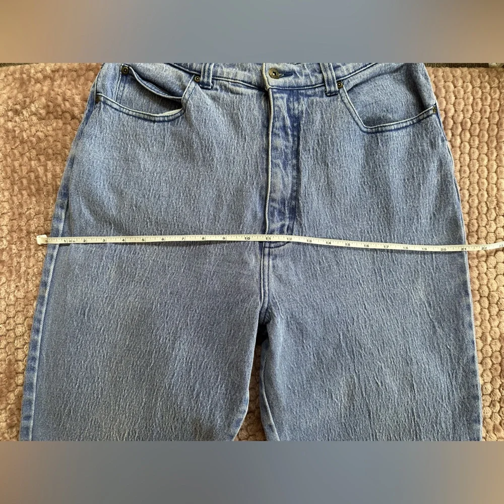 90s LA Blues High Waisted Stone Wash Mom Jeans Women’s Size 16 Tapered Leg - Picture 8 of 10